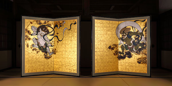 風神雷神図屏風